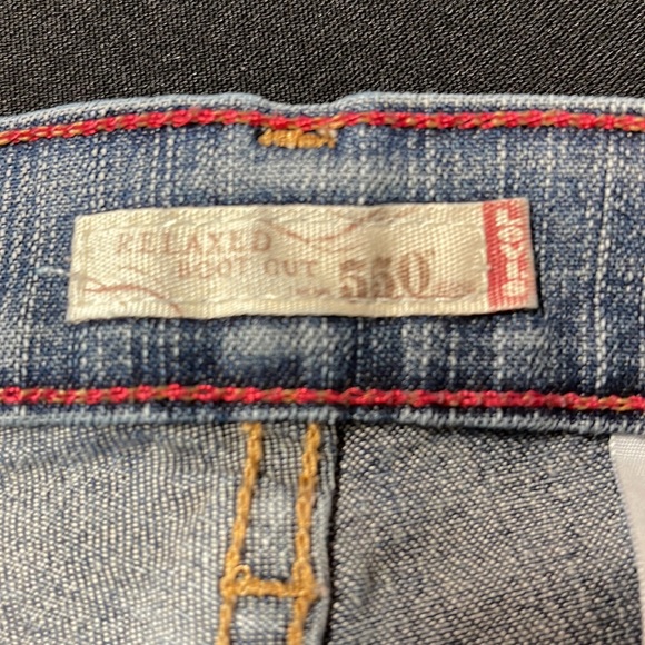 Levi’s Relaxed Boot Cut 550 Denim Jeans 16S - Picture 8 of 10